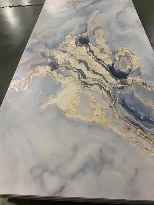 1220*2400mm UV PVC Marble Sheet Wall Panel Waterproof