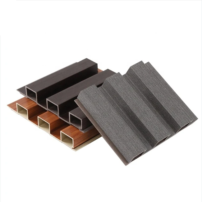 3D Decorative WPC Wall Panels Factory Fluted Board