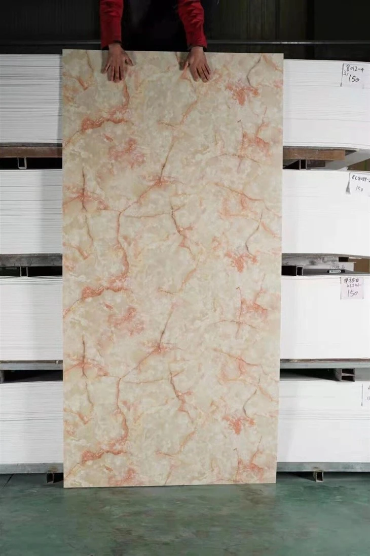 UV Marble Wall Panel Customized Slab