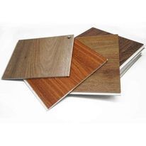Floor Vinyl Plastic Wood Grain Spc Click Flooring