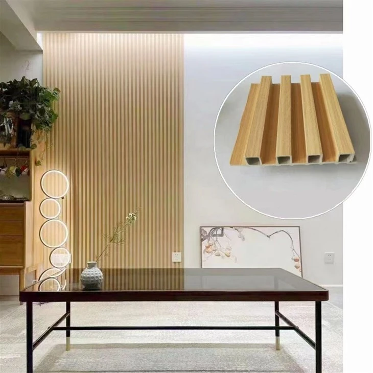 Fluted Wpc Interior Wall Flat Panel