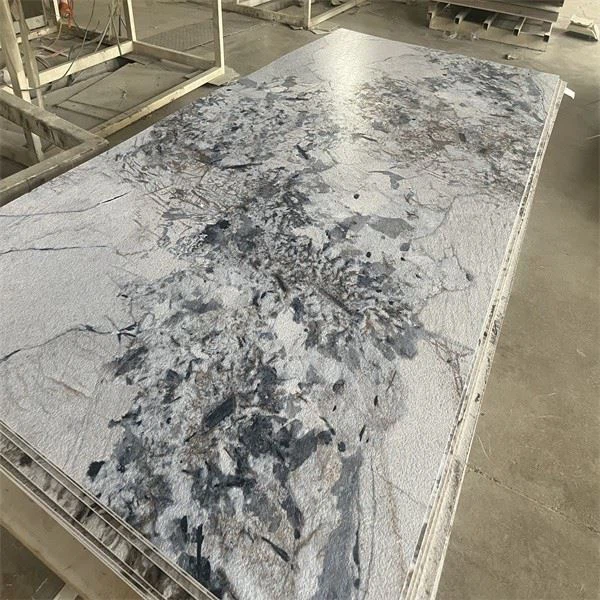 High Glossy UV Coating PVC Marble Board