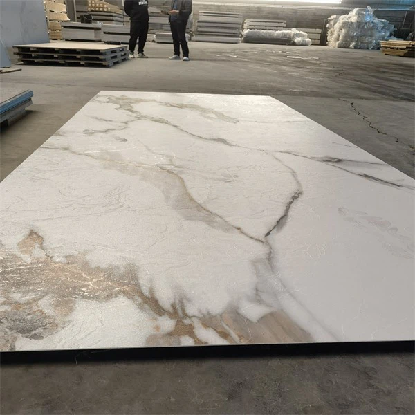 UV PVC Artificial Marble Sheet For Decoration